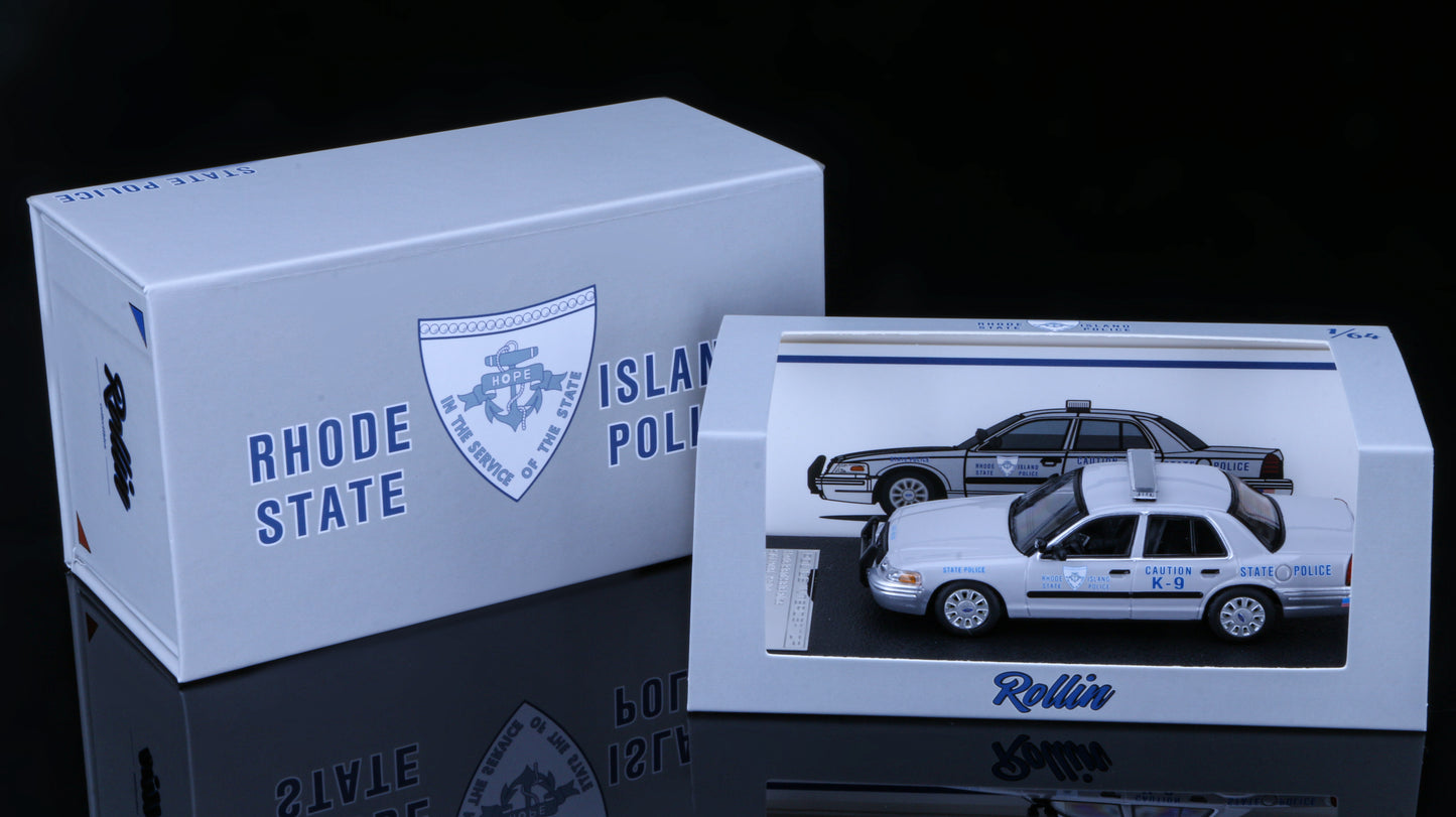 Rollin 1:64 Rhode Island State Police Department Crown Victoria