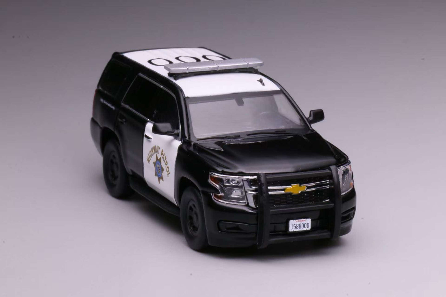 596 1:64 2015 Tahoe Police Interceptor California Highway Patrol CHP Black