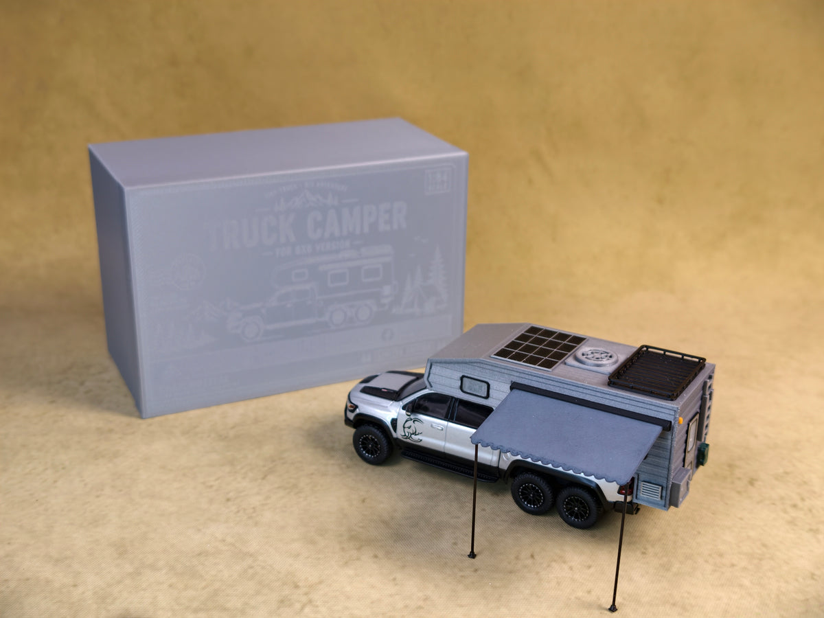 Chase Kit 1:64 Truck Camper For 6x6 Version Chasewheels2 Exclusive