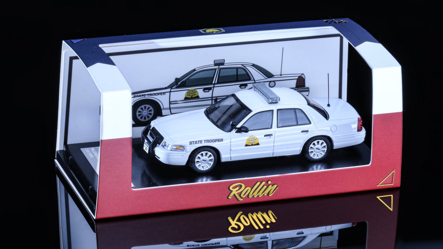 Rollin 1:64 Ford Crown Victoria Utah Highway Patrol State Police