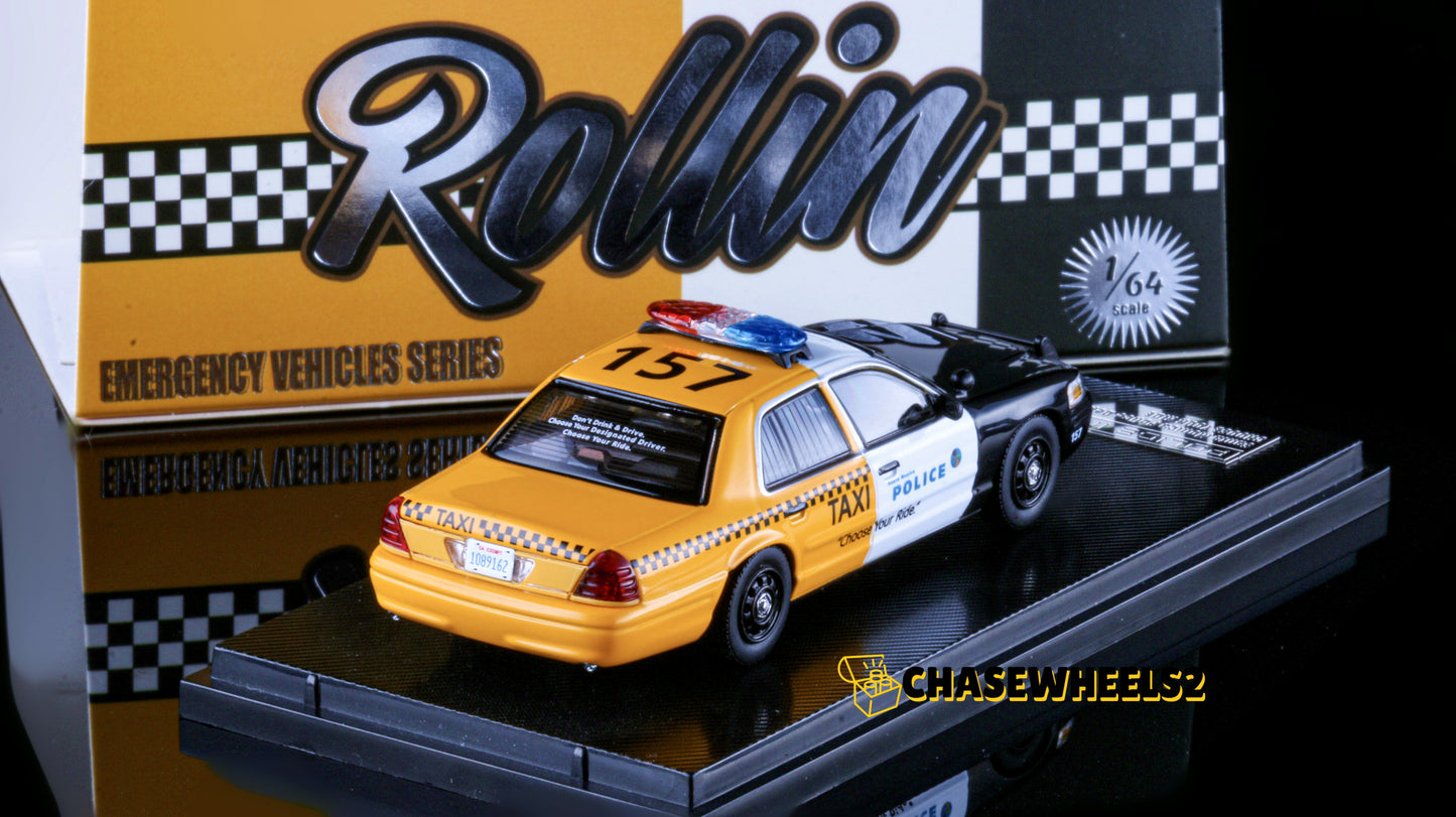 Rollin 1:64 Ford CV Crown Victoria Santa Monica pd Choose Your Drive