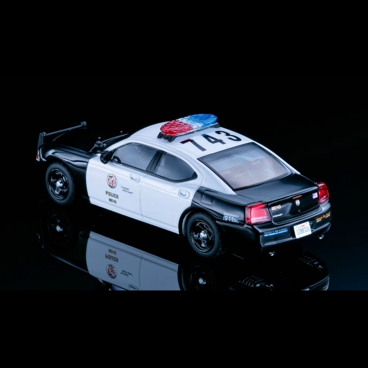 Rollin 1:64 Dodge Charger Los Angeles Police Department