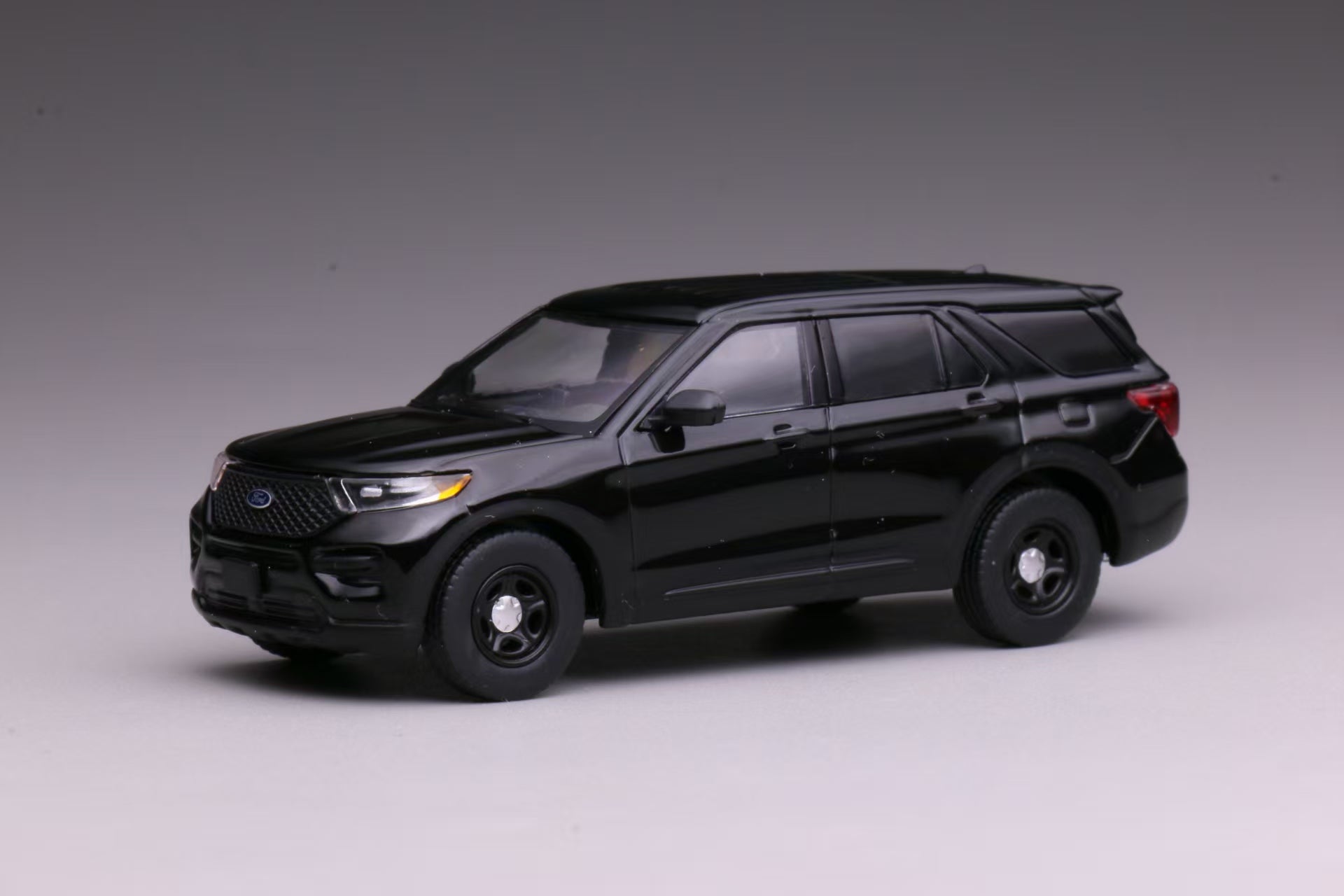 596 1:64 2020 Ford Explorer Police Interceptor Black – Chasewheels2