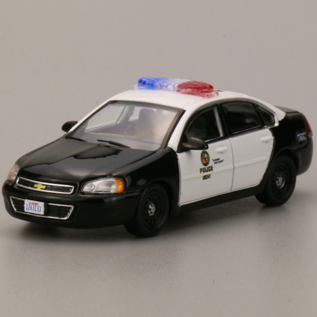 596 Lapd 596 1:64 Chevrolet Impala LAPD Los Angeles Police Car Model Diecast ...