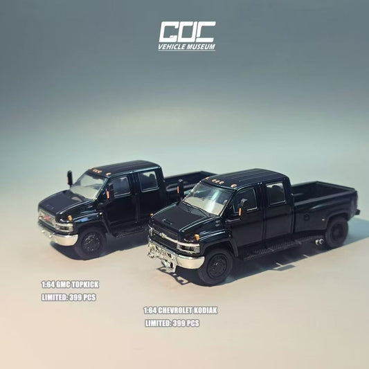 (Preorder) GOC 1:64 GMC Topkick/ Chevrolet Kodiak Black