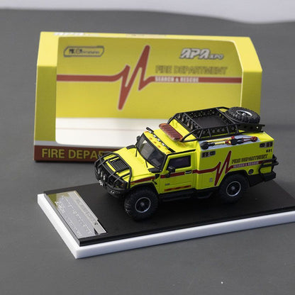MK Miniatures 1:64 Hummer H2 Ambulance APAxpo Exclusive