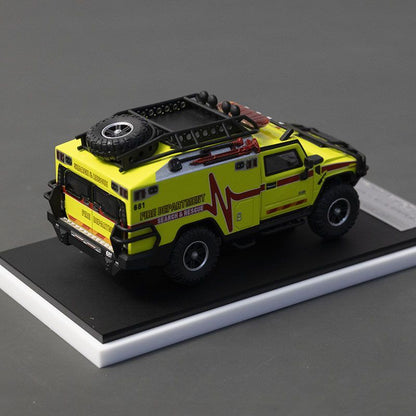 MK Miniatures 1:64 Hummer H2 Ambulance APAxpo Exclusive