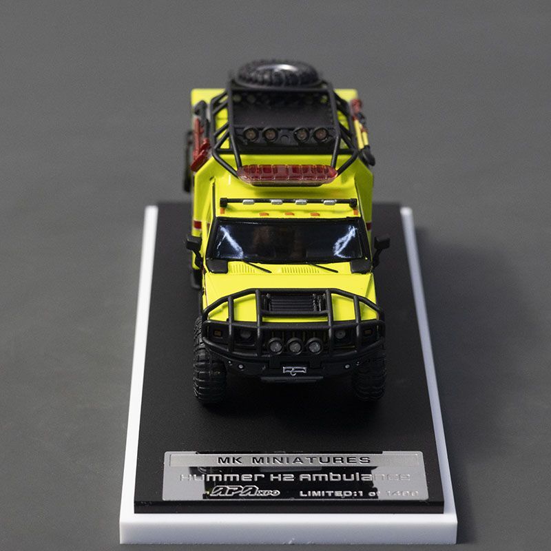MK Miniatures 1:64 Hummer H2 Ambulance APAxpo Exclusive
