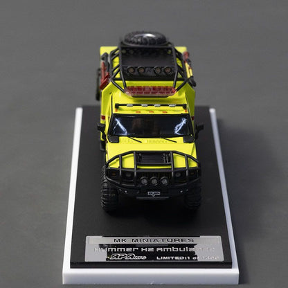 MK Miniatures 1:64 Hummer H2 Ambulance APAxpo Exclusive