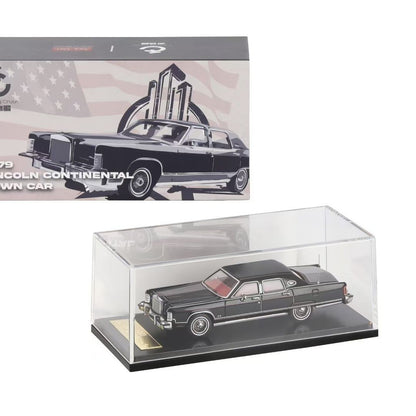 Turning Crush 1:64 Lincoln Continental Town Car Black