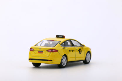 596 Model 1:64 Yellow Sliver Ford Mondeo New York Taxi