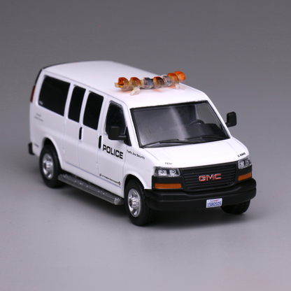 596 Model 1:64 GMC Van Los Angeles Airport Police