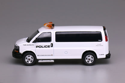 596 Model 1:64 GMC Van Los Angeles Airport Police