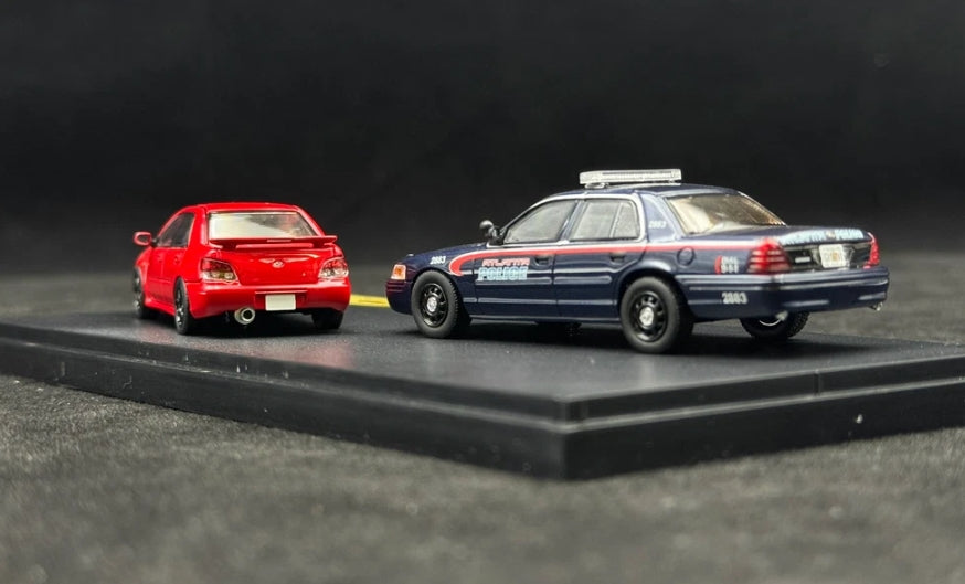Rollin x Furuya 1:64 Ford Crown Victoria Atlanta Police Subaru Sti