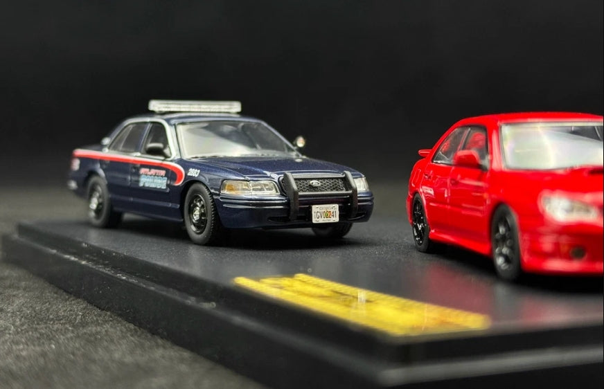 Rollin x Furuya 1:64 Ford Crown Victoria Atlanta Police Subaru Sti