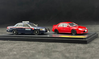 Rollin x Furuya 1:64 Ford Crown Victoria Atlanta Police Subaru Sti
