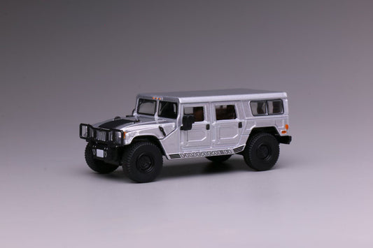 [Pre-order] 596 1:64 Hummer H1 Sliver