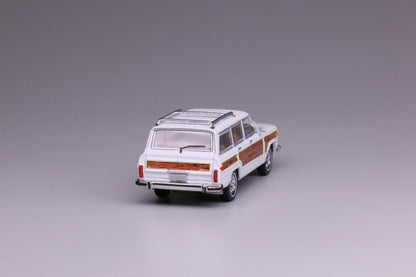 596 1:64  Jeep Wagoneer White Wood Sides