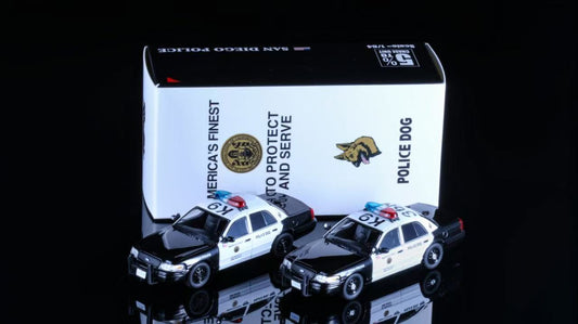 Rollin 1:64 Ford Crown Victoria San diego Police K-9 Unit