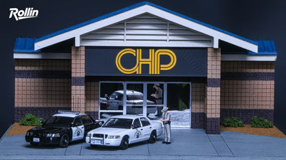 [Pre-order] Rollin x Chasewheels2 Diorama California Highway Patrol Station 99 Pcs Limited