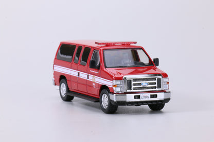 596 1:64 Ford E-Series E350 VAN Los Angeles Fire Department (LAFD)