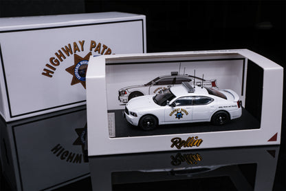 Rollin 1:64 California Highway Patrol CHP charger 08 SMPV Polar Bear
