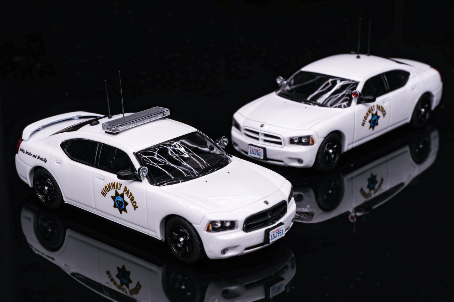 Rollin 1:64 California Highway Patrol CHP charger 08 SMPV Polar Bear