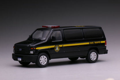 [Pre-order] 596 1:64 Ford E-Series E350 VAN New York State Trooper (NYSP)