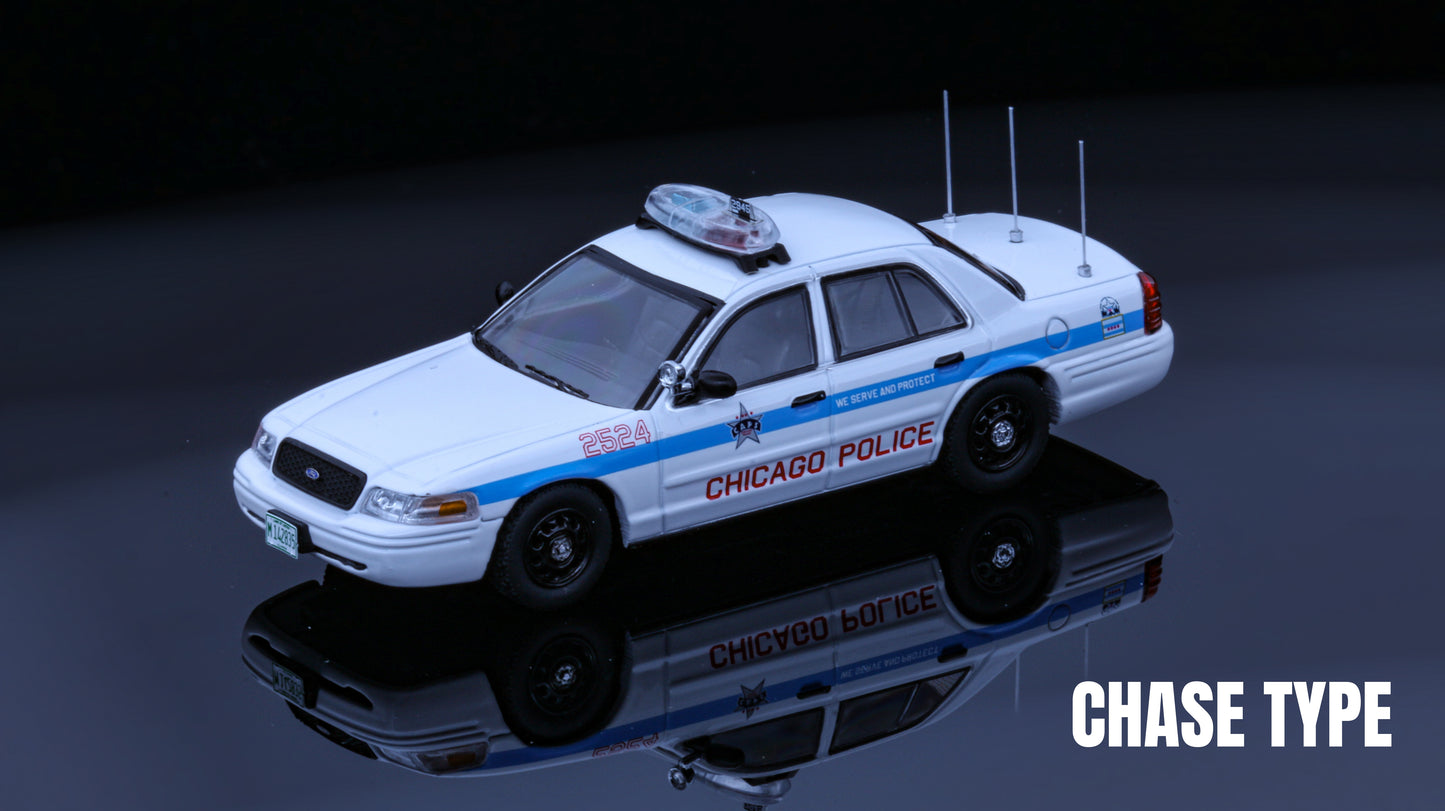 Rollin 1:64 Crown Victoria Chicago Police Department Diecast