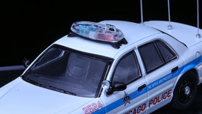 Rollin 1:64 Crown Victoria Chicago Police Department Diecast