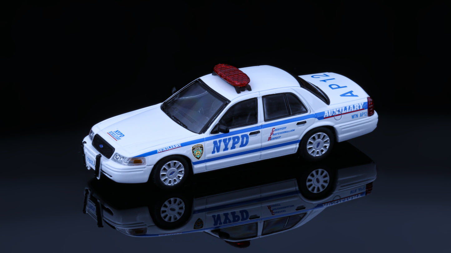 Rollin 1:64 Ford Crown Victoria New York Police Department Auxiliary Police / Highway Patrol