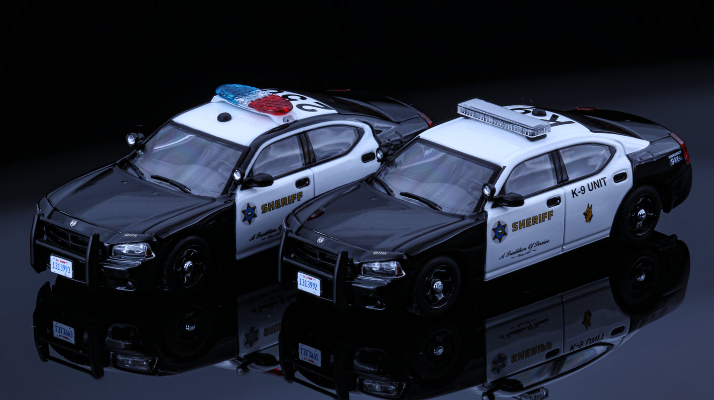 [Pre-order] Rollin 1:64 LASD charger 08 Los Angeles County Sheriff‘s Department Set