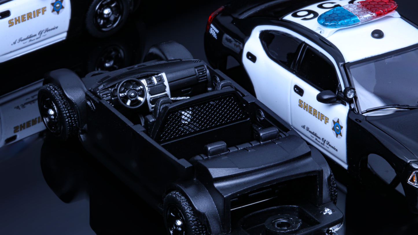 [Pre-order] Rollin 1:64 LASD charger 08 Los Angeles County Sheriff‘s Department Set