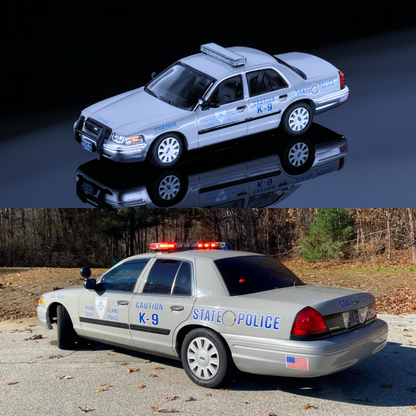 Rollin 1:64 Rhode Island State Police Department Crown Victoria