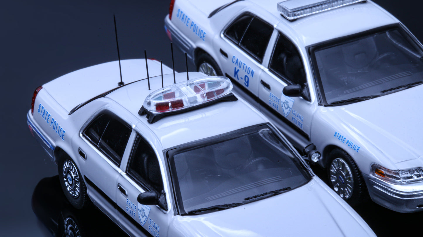 Rollin 1:64 Rhode Island State Police Department Crown Victoria