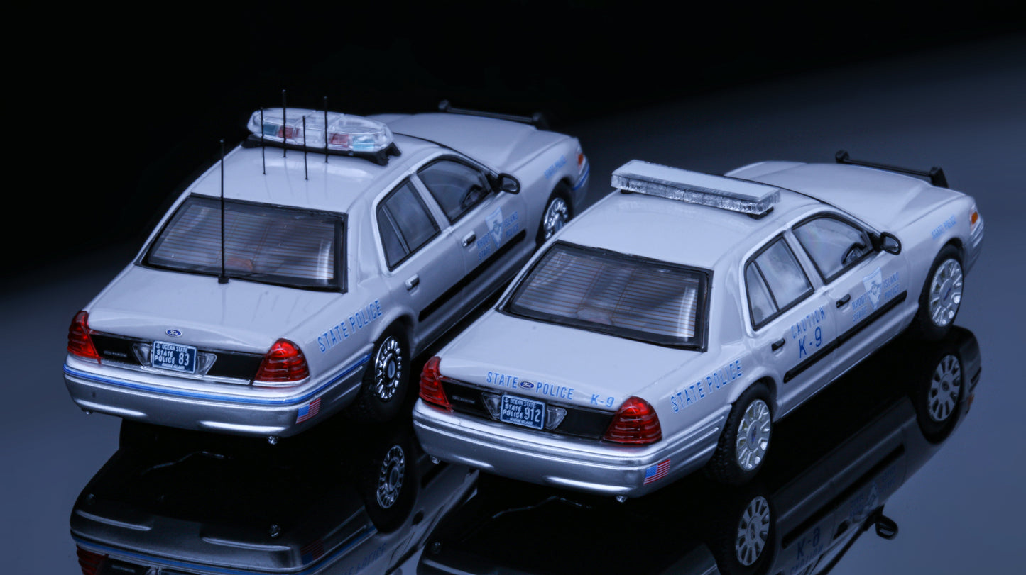 Rollin 1:64 Rhode Island State Police Department Crown Victoria