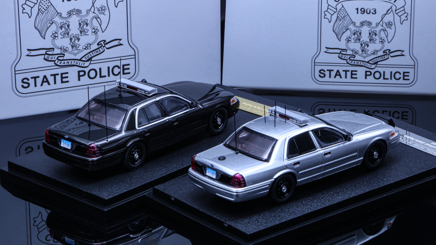 [Pre-order] Rollin 1:64 Connecticut State Police Crown victoria