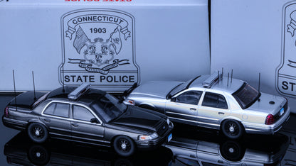 [Pre-order] Rollin 1:64 Connecticut State Police Crown victoria
