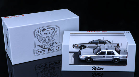 [Pre-order] Rollin 1:64 Connecticut State Police Crown victoria