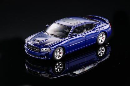 [Pre-order] Rollin 1:64 08 Charger SRT8 Blue Diecast Muscle Car