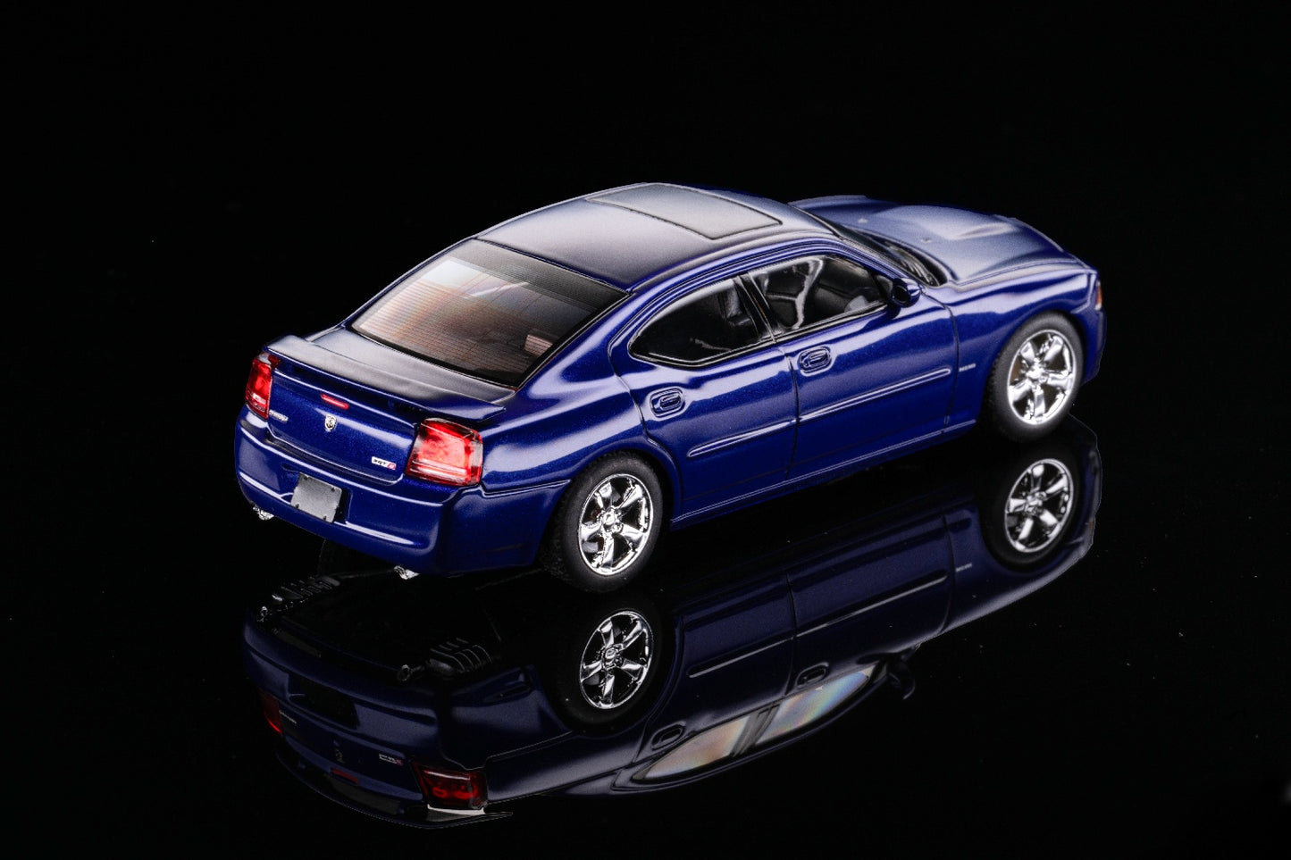 [Pre-order] Rollin 1:64 08 Charger SRT8 Blue Diecast Muscle Car