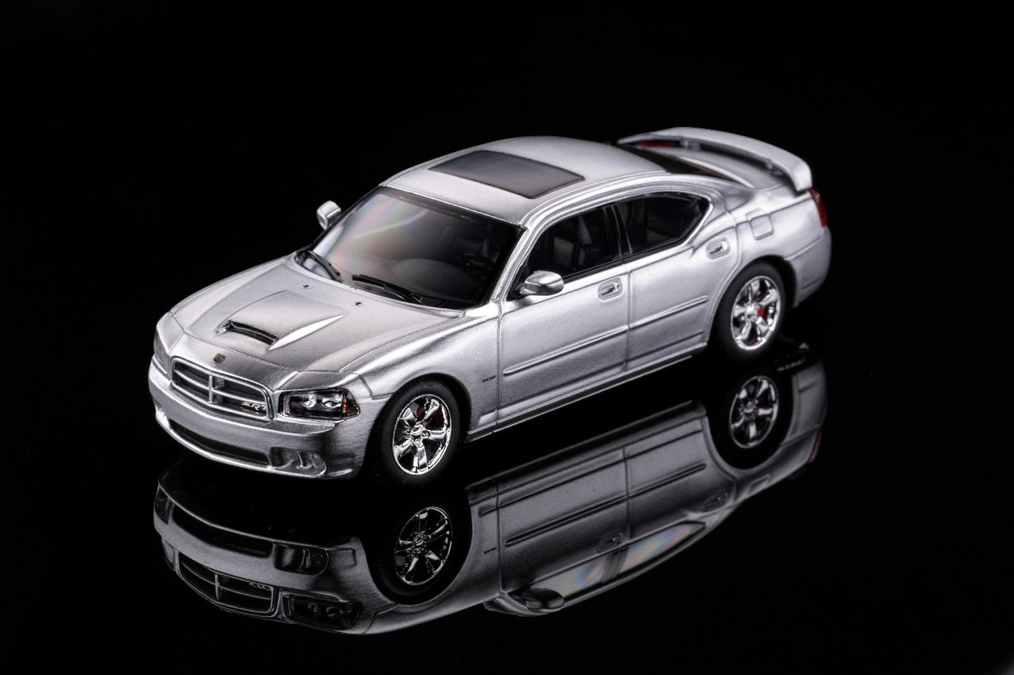 [Pre-order] Rollin 1:64 08 Charger SRT8 Silver Diecast Muscle Car