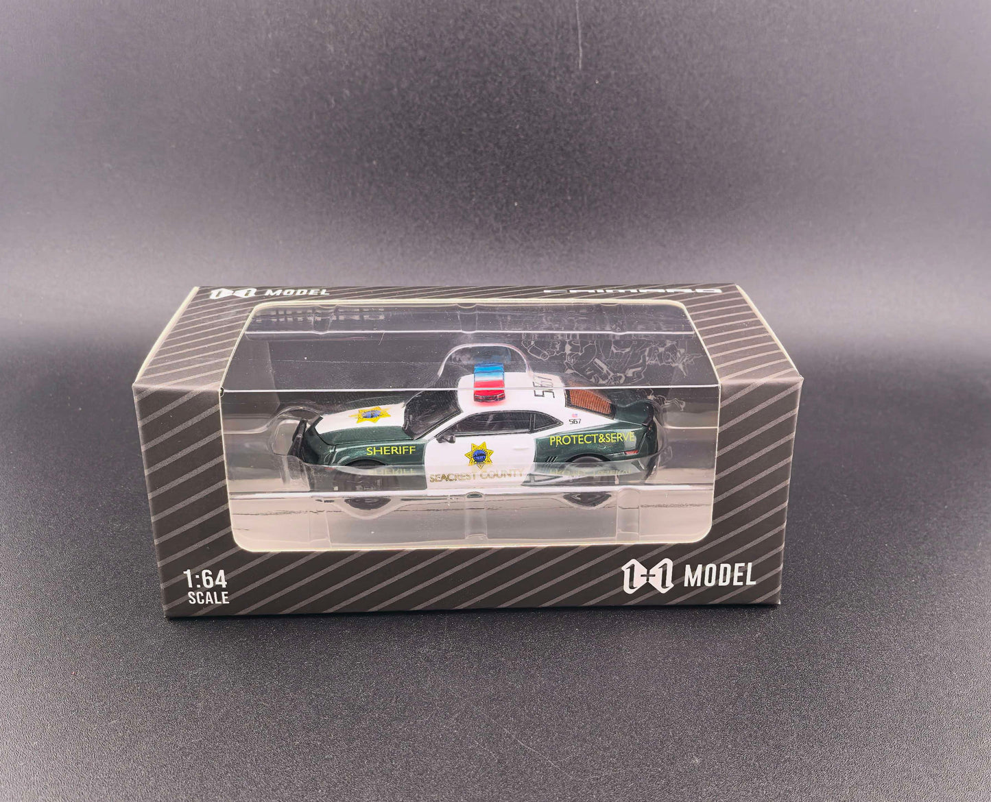 [Pre-order] 1+1 model 1/64 Camaro Seacrest County Police