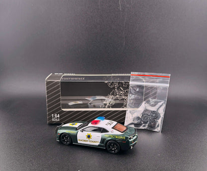 [Pre-order] 1+1 model 1/64 Camaro Seacrest County Police