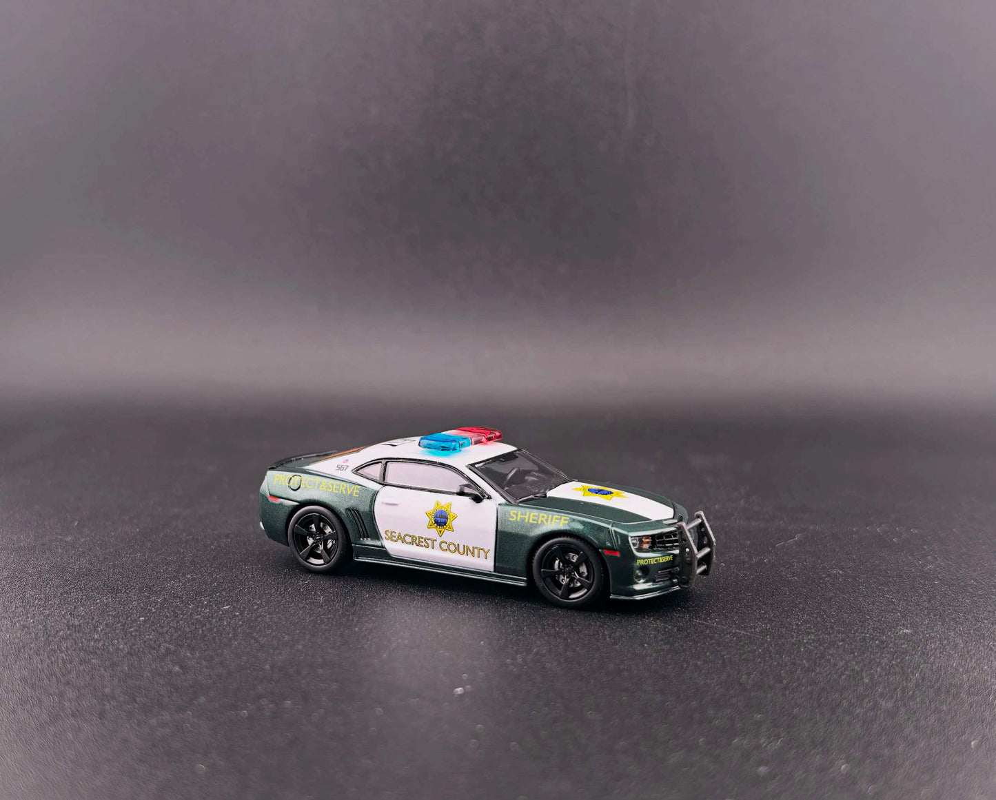 [Pre-order] 1+1 model 1/64 Camaro Seacrest County Police