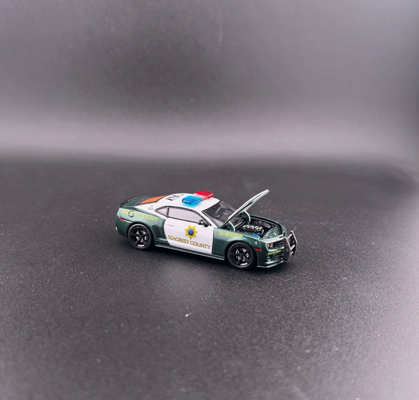 [Pre-order] 1+1 model 1/64 Camaro Seacrest County Police