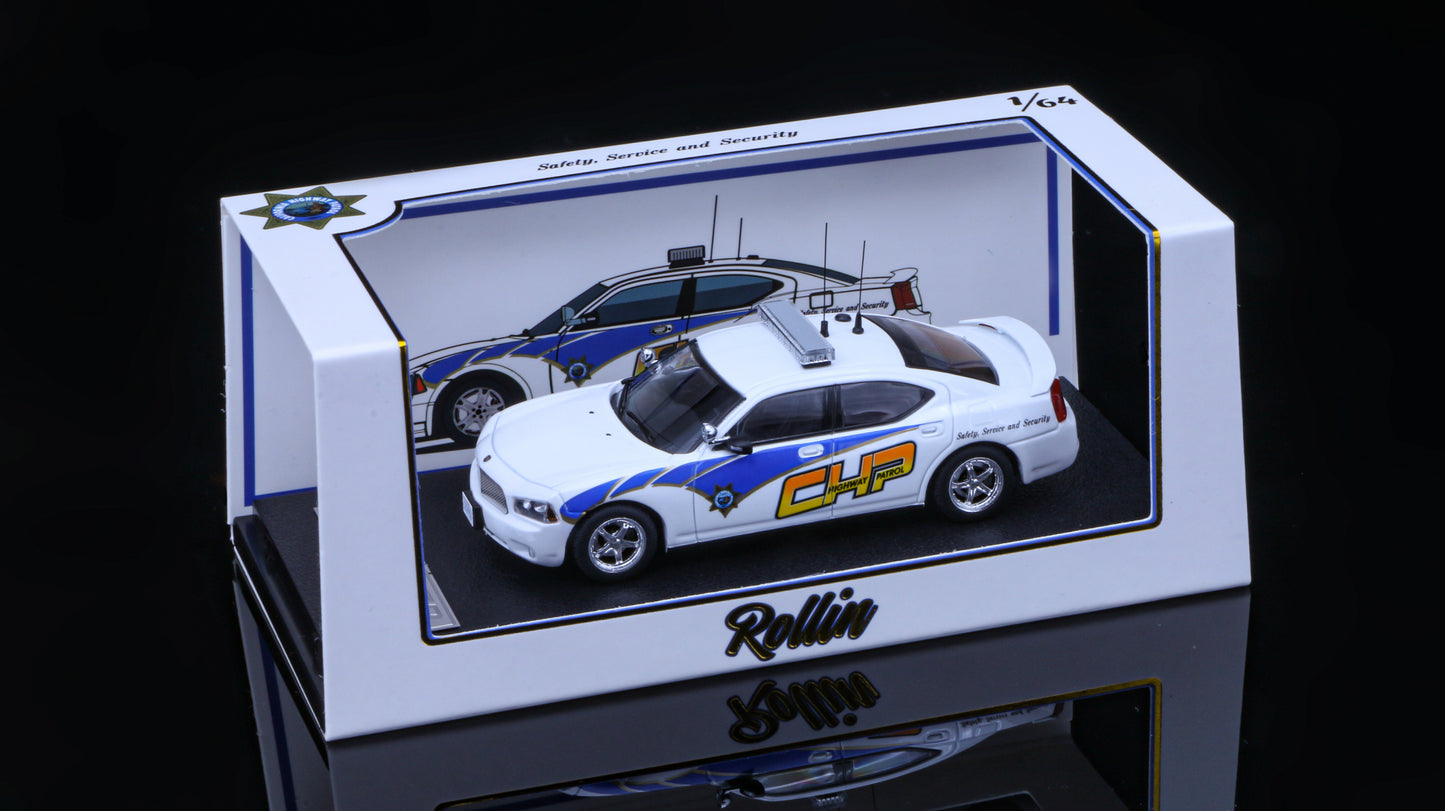 [Pre-order] Rollin 1:64 California Highway Patrol 08 Charger promotional vehicle CHP