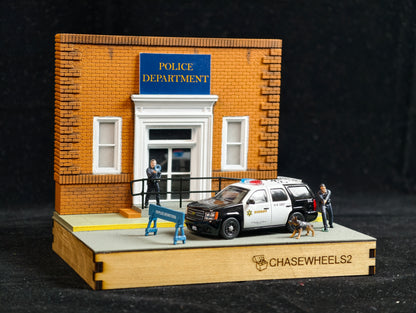[Make to Order] Chasewheels2 1:64 Diorama Police Department 01