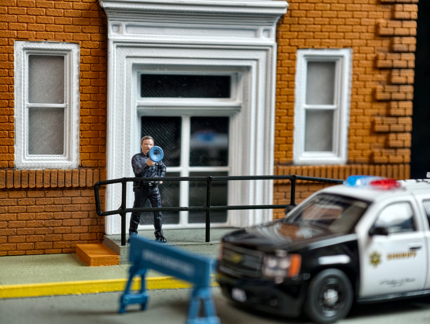 [Make to Order] Chasewheels2 1:64 Diorama Police Department 01