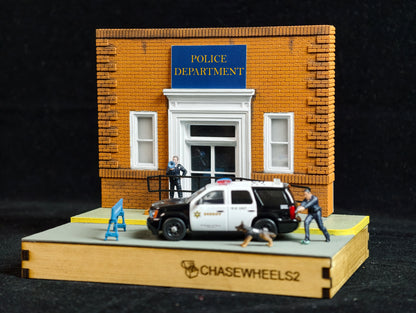 [Make to Order] Chasewheels2 1:64 Diorama Police Department 01